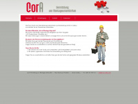 cora-cottbus.de Webseite Vorschau