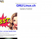 gnulinux.ch Webseite Vorschau