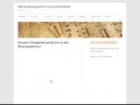 mgv-poehlde.de Webseite Vorschau