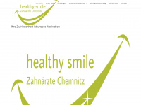 healthy-smile.net Webseite Vorschau