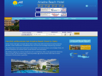 ariadnehotel.gr Webseite Vorschau