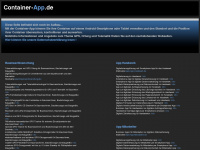 container-app.de Webseite Vorschau