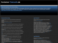 container-telematik.de Webseite Vorschau
