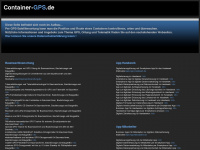 container-gps.de Webseite Vorschau