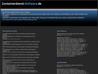 containerdienst-software.de Webseite Vorschau