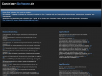 container-software.de Webseite Vorschau