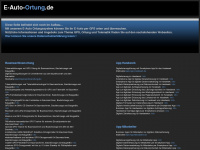 e-auto-ortung.de Webseite Vorschau
