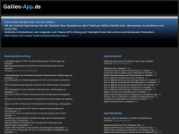 galileo-app.de Webseite Vorschau