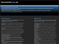 hausmeister-app.de Webseite Vorschau