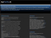 appfacility.de Webseite Vorschau