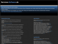 services-software.de Webseite Vorschau