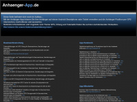 anhaenger-app.de Webseite Vorschau