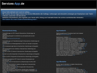 services-app.de Webseite Vorschau