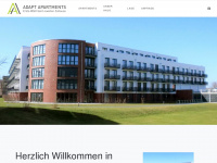 adaptapartments.com Webseite Vorschau