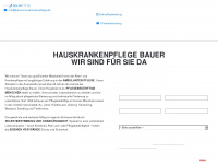 bauer-hauskrankenpflege.de Webseite Vorschau