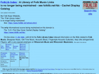 folklib.net Webseite Vorschau