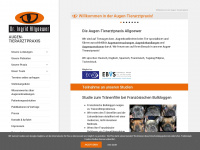tieraugen.com Webseite Vorschau