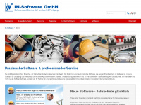 in-software.com Webseite Vorschau