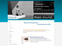 brain-sound.com Webseite Vorschau