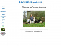 bowtruckels.de Webseite Vorschau