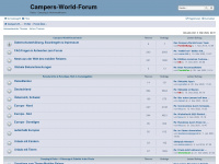 campers-world-forum.de Webseite Vorschau
