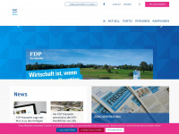 fdp-kuesnacht.ch Webseite Vorschau