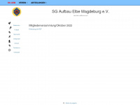 aufbau-elbe-magdeburg.de Webseite Vorschau