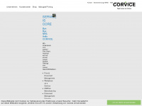 corvice.com Webseite Vorschau