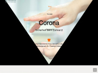 zahnarzt-corona.de Webseite Vorschau
