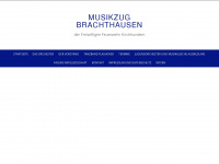 musikzug-brachthausen.de Webseite Vorschau