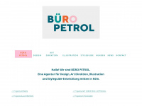 buero-petrol.de Webseite Vorschau
