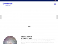 hahnairfoundation.org Webseite Vorschau