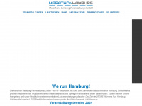 marathonhamburg.de Webseite Vorschau