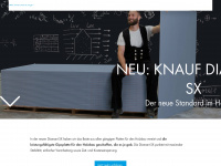 knauf-holzbau.de Webseite Vorschau