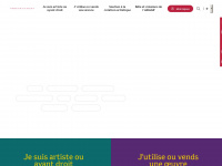 adagp.fr Webseite Vorschau