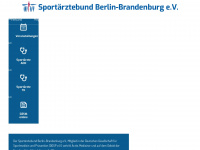 sportaerztebund-berlin-brandenburg.de Webseite Vorschau