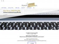 hm-kommunikation.at Webseite Vorschau