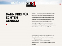 gleis1-restaurant.de Webseite Vorschau