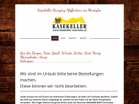 kaesekeller-montafon.at Webseite Vorschau