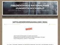 freundeskreisnationalpark.org Webseite Vorschau