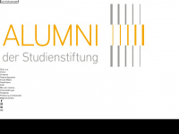 alumni-studienstiftung.org Webseite Vorschau