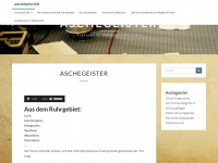 aschegeister.de Webseite Vorschau