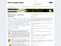 kindingottesreich.wordpress.com Webseite Vorschau