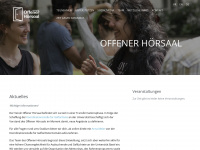 offener-hoersaal.ch Webseite Vorschau