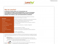 lanotex.de Webseite Vorschau