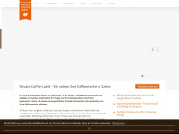 private-coffee-label.de Webseite Vorschau