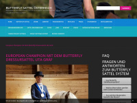 butterfly-sattel.at Webseite Vorschau