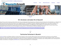 baurechtanwalt.com Webseite Vorschau