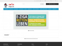 swiss-vapors.ch Webseite Vorschau