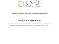unick-solutions.com Webseite Vorschau
